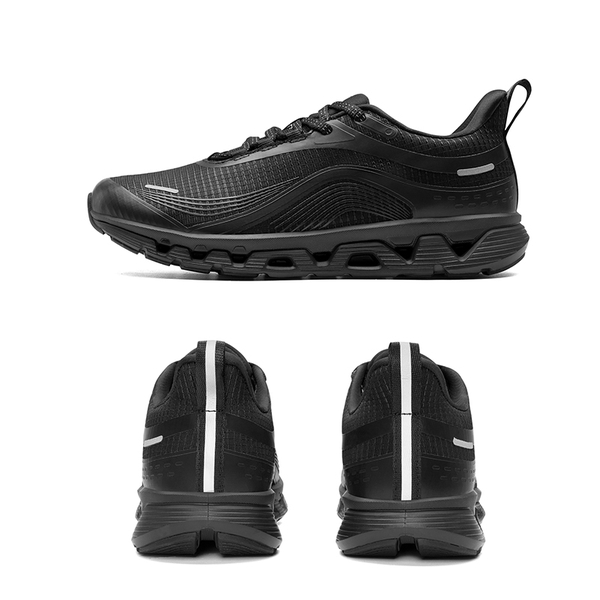 [MovePlush] Women's Lightweight Athletic Sneakers - ALL BLACK - 1